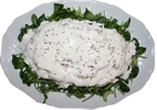 Insalata di trota con panna e limone